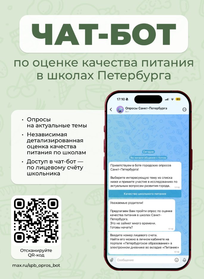 Опрос по питанию